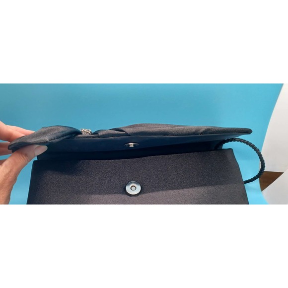 NEW Gunne Sax Black Purse Handbag Clutch Designed by Jessica McClintock - Picture 11 of 14